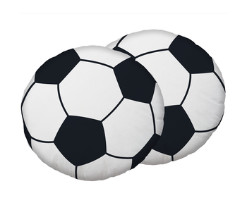 Voetbal Dekokissen Ball Ø 35 cm Polyester