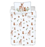 Animal Pictures BABY Duvet cover, Forest animals - 135 x 100 cm - Cotton