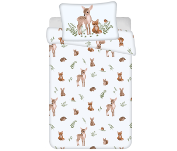 Animal Pictures BABY Duvet cover, Forest animals 135 x 100 + 40 x 60 cm Cotton