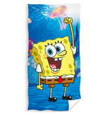 SpongeBob Serviette de plage, Océan - 70 x 140 cm - Coton