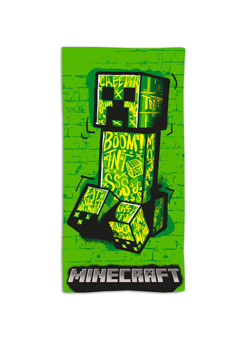 Minecraft Strandlaken Boom! 70 x 140 cm Polyester