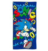 Sonic the Hedgehog Beach towel Rings - 70 x 140 cm - Polyester