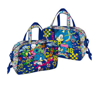 Sonic the Hedgehog Schoudertas Keep Running 40 x 25 Polyester