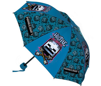 Minecraft Umbrella Hostile Behavior Ø 90 x 24/55 cm Polyester