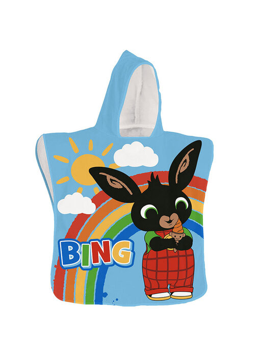 Bing Bunny Poncho Glace 50 x 100 Polyester