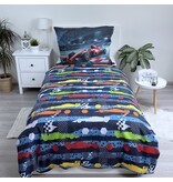 Sweet Home Duvet cover Race Auto Finish - Single - 140 x 200 cm - Cotton