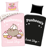 Pusheen Bettbezug Glow in the Dark, Sweet – Einzelbett – 140 x 200 cm – Baumwolle