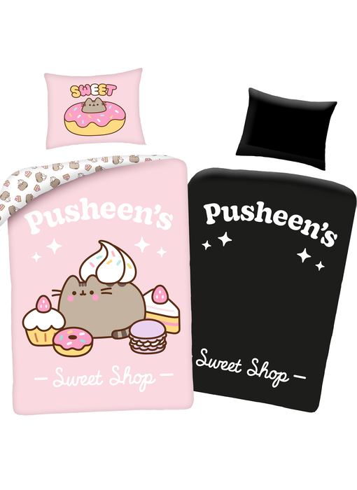 Pusheen Bettbezug Glow in the Dark Sweet 140 x 200 cm + 70 x 90 cm Baumwolle