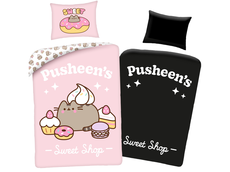 Pusheen Duvet cover Glow in the Dark, Sweet - Single - 140 x 200 cm - Cotton