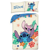 Disney Lilo & Stitch Dekbedovertrek, Aloha Love - Eenpersoons - 140 x 200 cm  - Katoen