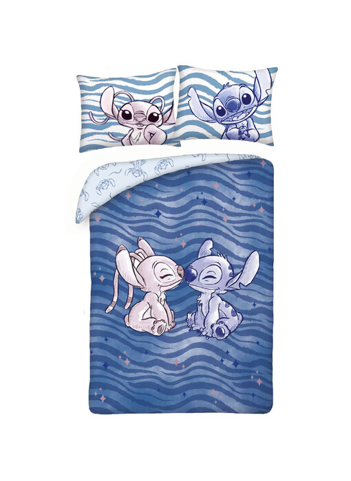 Disney Lilo & Stitch Bettbezug True Love 140 x 200 cm + 70 x 90 cm Baumwolle