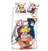 Naruto Housse de couette Ninja - Simple - 140 x 200 cm - Polycoton