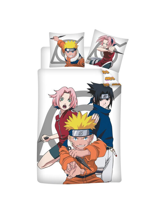 Naruto Dekbedovertrek Ninja 140 x 200 / 65 x 65 cm  Polykatoen