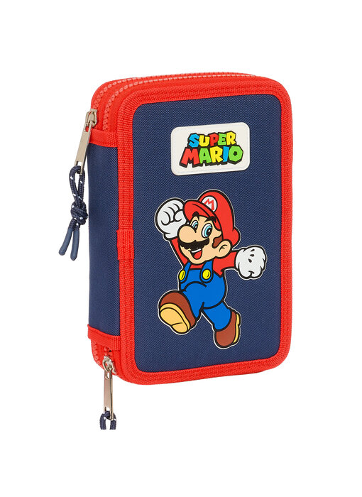 Super Mario Filled Pencil Case Okey Dokey (28 pieces) 19.5 x 12.5cm Polyester