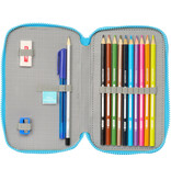 Disney Lilo & Stitch Trousse remplie, Scrump - 28 pcs. - 19,5 x 12,5 x 4 cm - Polyester