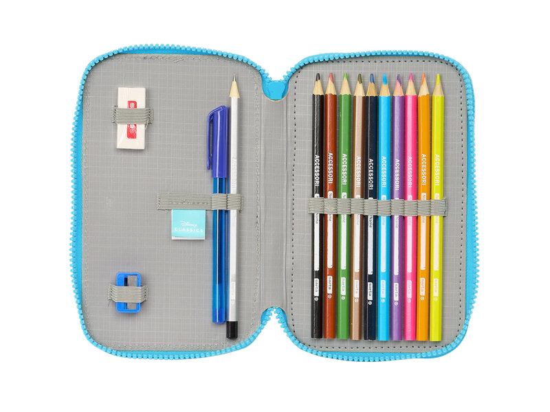 Disney Lilo & Stitch Trousse remplie, Scrump - 28 pcs. - 19,5 x 12,5 x 4 cm - Polyester