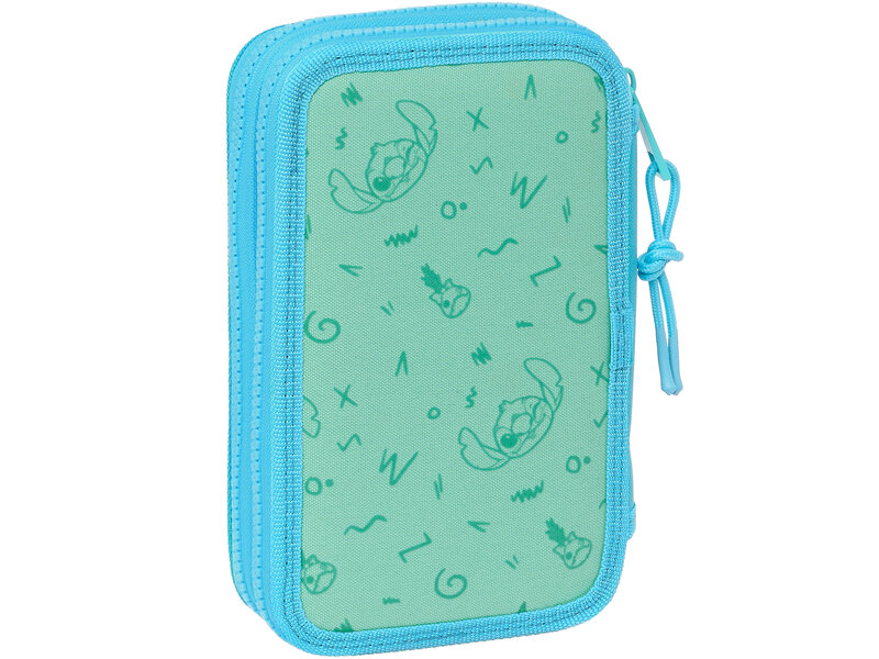 Disney Lilo & Stitch Trousse remplie, Scrump - 28 pcs. - 19,5 x 12,5 x 4 cm - Polyester