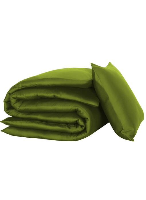 De Witte Lietaer Duvet cover Olivia Cactus 140 x 200/220 cm Cotton Satin
