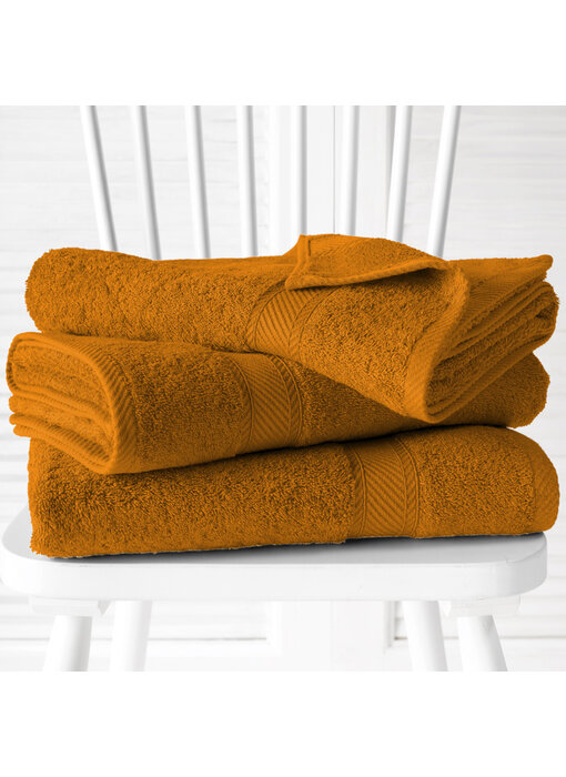 De Witte Lietaer Shower sheets Helene Copper 70 x 140 cm 3 pieces