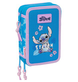 Disney Lilo & Stitch Trousse remplie, Hawaï - 36 pièces - 19,5 x 12,5 x 5,5 cm - Polyester