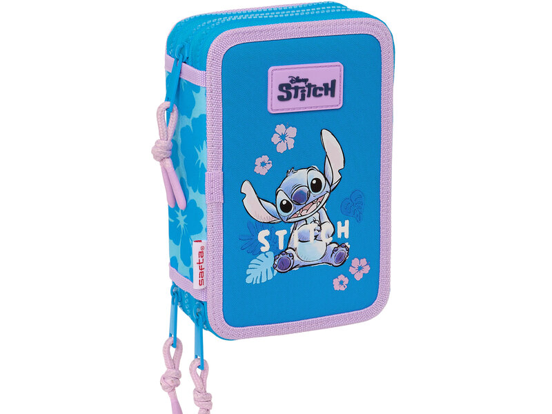 Disney Lilo & Stitch Gevuld Etui, Hawaii - 36 stuks - 19,5 x 12,5 x 5,5 cm - Polyester