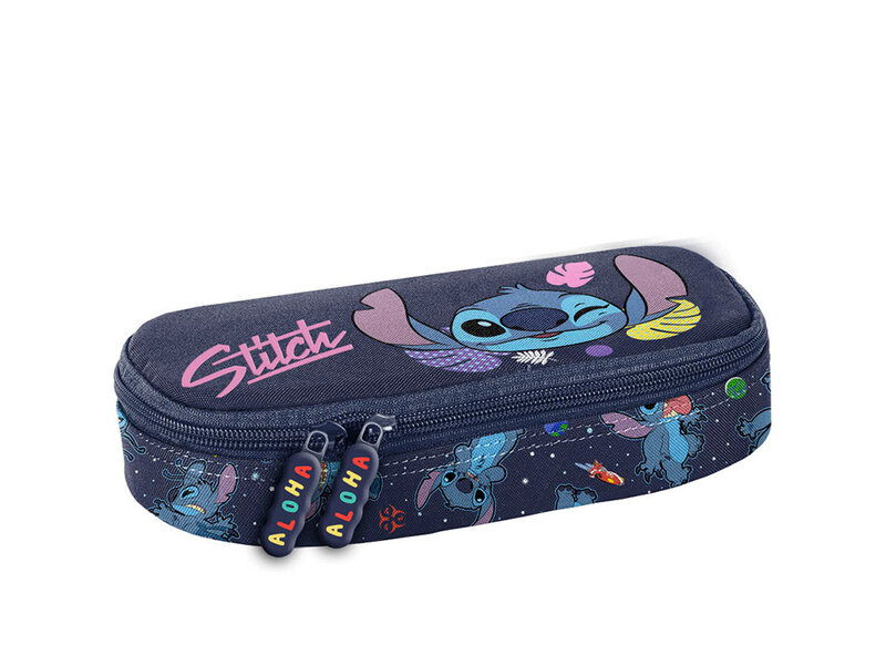 Disney Lilo & Stitch Trousse, Aloha - 23 x 10 x 5 cm - Polyester