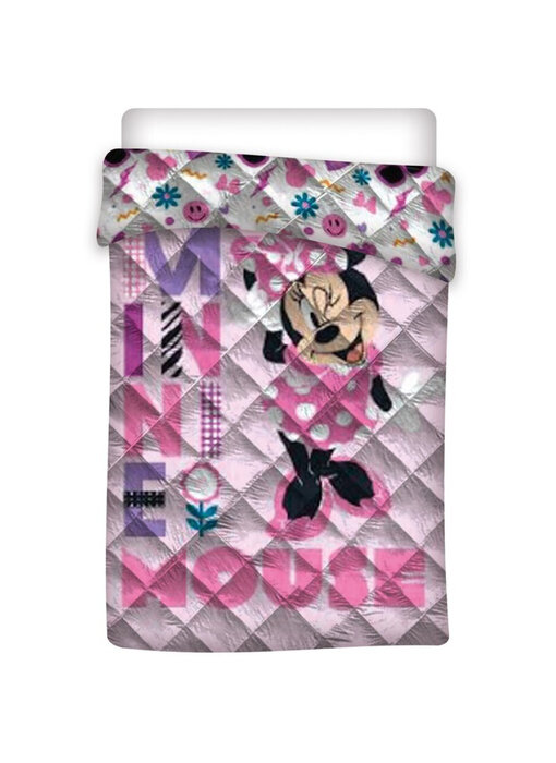 Disney Minnie Mouse Tagesdecke Rosa 140 x 200 cm Polyester