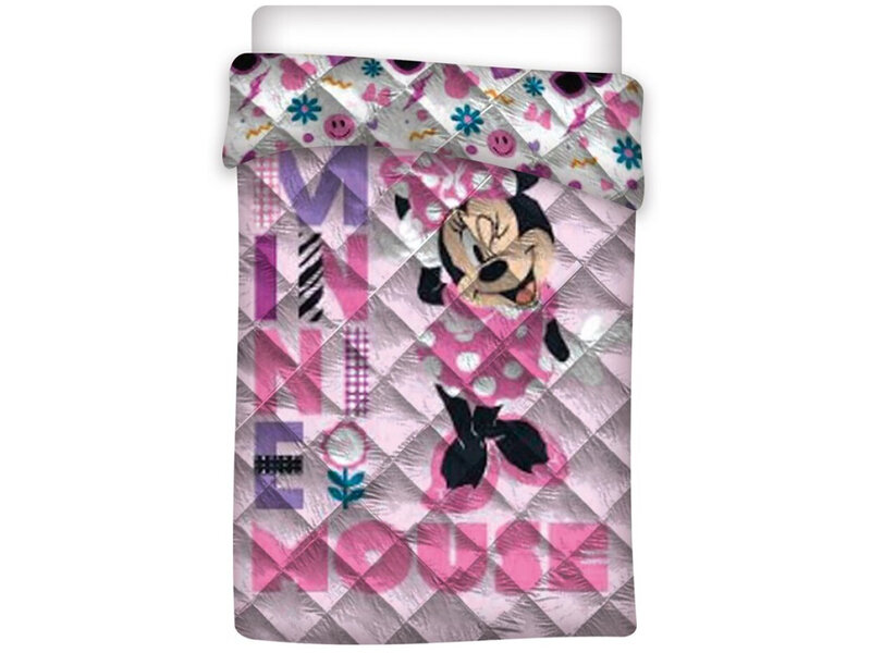 Disney Minnie Mouse Tagesdecke Rosa – Einzelbett – 140 x 200 cm – Polyester