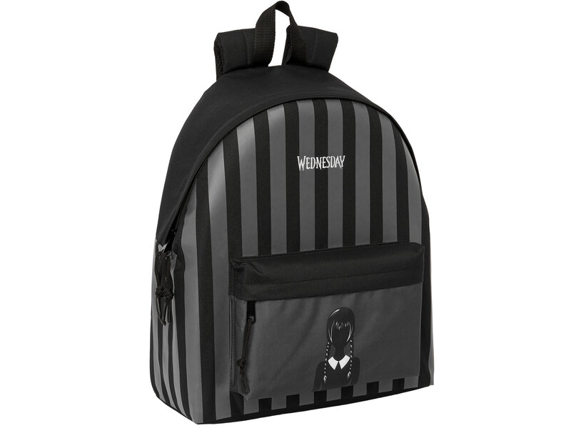 Wednesday Backpack, Gothic - 42 x 33 x 15 cm - Polyester