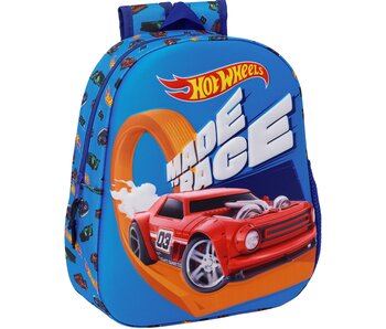 Hot Wheels Rugzak 3D Made to Race 33 x 27 cm Polyester