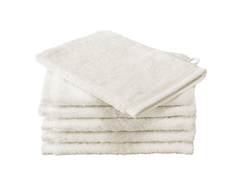 De Witte Lietaer Washcloths Contessa, Vanilla - 16 x 21 cm - 6 pieces - Cotton