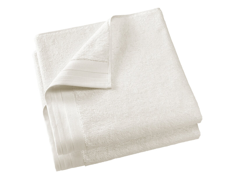 De Witte Lietaer Serviette de bain Contessa, Vanille - 70 x 140 cm - 2 pièces - Coton