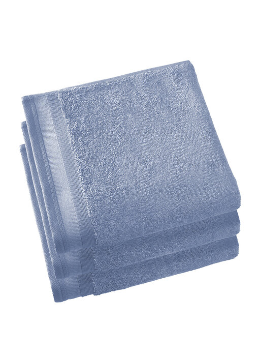 De Witte Lietaer Towels Contessa Stone Blue 50 x 100 cm 3 pcs.
