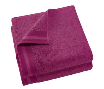 De Witte Lietaer Bath towel Contessa Aubergine 70 x 140 cm Cotton 2 pieces