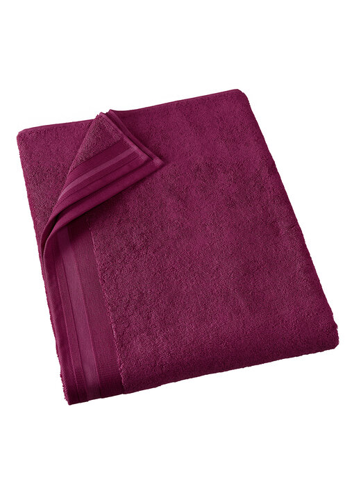De Witte Lietaer Bath towel Contessa Aubergine 100 x 150 cm Cotton