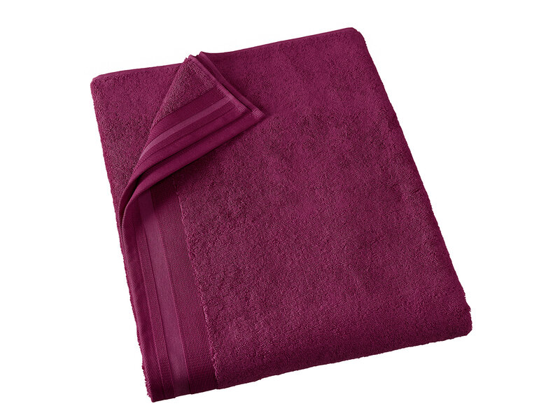 De Witte Lietaer Serviette de bain Contessa, Aubergine - 100 x 150 cm - Coton