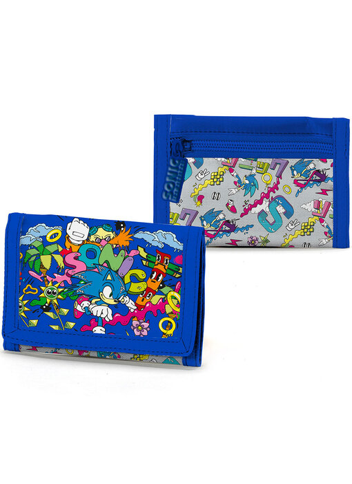 Sonic the Hedgehog Cartoon wallet 13 x 8 cm Polyester