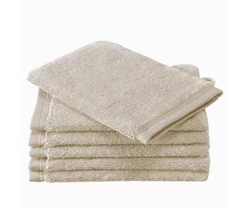 De Witte Lietaer Washandjes Contessa Sand 16 x 21 cm - 6 st.