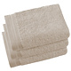 Gästetücher Contessa Sand 40 x 60 cm Baumwolle 3 Stück