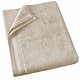 Serviette de bain Contessa Sand 100 x 150 cm Coton