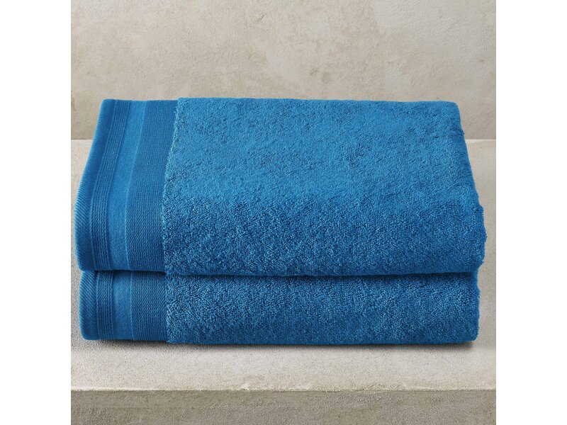 De Witte Lietaer Bath towel Contessa, Pacific - 70 x 140 cm - 2 pieces - Cotton