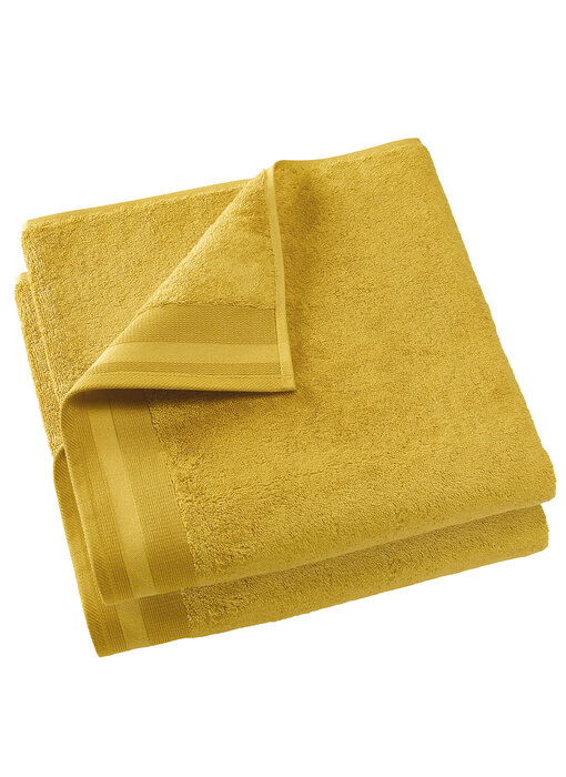 De Witte Lietaer Bath towel Contessa Ocher 70 x 140 cm Cotton 2 pieces