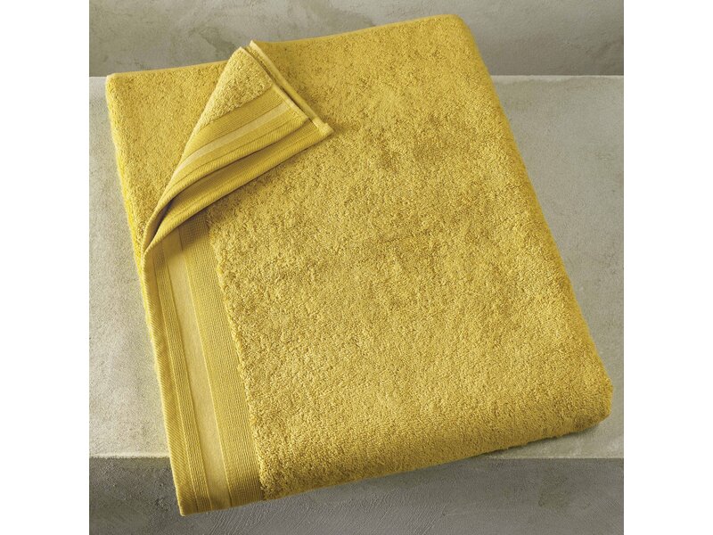 De Witte Lietaer Bath towel Contessa, Ocher - 100 x 150 cm - Cotton