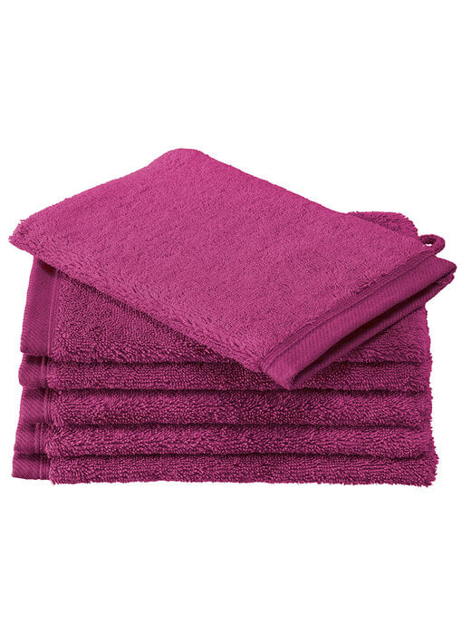 De Witte Lietaer Washandjes Contessa Magenta 16 x 21 cm - 6 st.