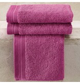 De Witte Lietaer Guest towels Contessa, Magenta - 40 x 60 cm - 3 pieces - Cotton