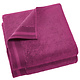 Badetuch Contessa Magenta 70 x 140 cm Baumwolle 2 Stück