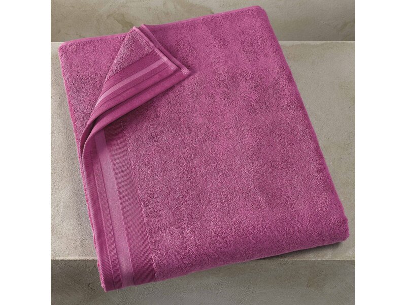 De Witte Lietaer Bath towel Contessa, Magenta - 100 x 150 cm - Cotton