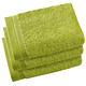 Guest towels Contessa Lime Green 40 x 60 cm Cotton 3 pieces