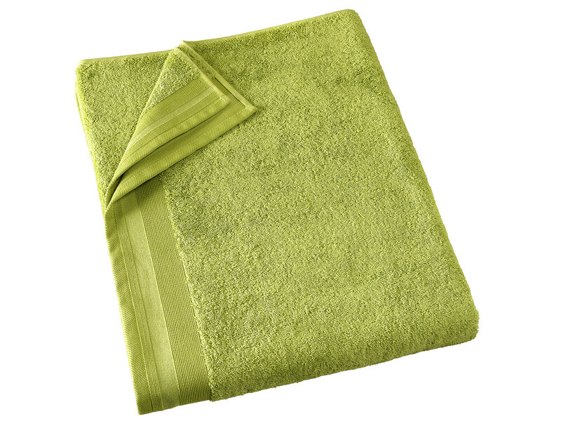 De Witte Lietaer Badetuch Contessa, Lime Green– 100 x 150 cm – Baumwolle