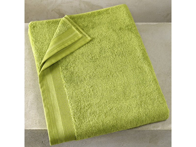 De Witte Lietaer Bath towel Contessa, Lime Green - 100 x 150 cm - Cotton